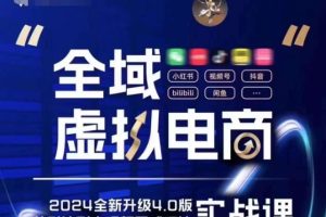 全域虚拟电商4.0 实战为主，理论为辅，5大「黄金赚钱虚拟赛道」，颠覆式的创新玩法交付